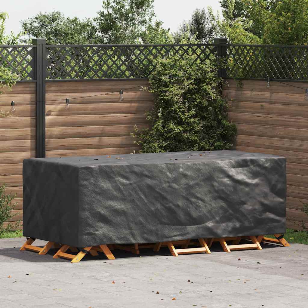 Copertura Per Mobili Da Esterno Nero 220 X 110 X 70 Cm 420d