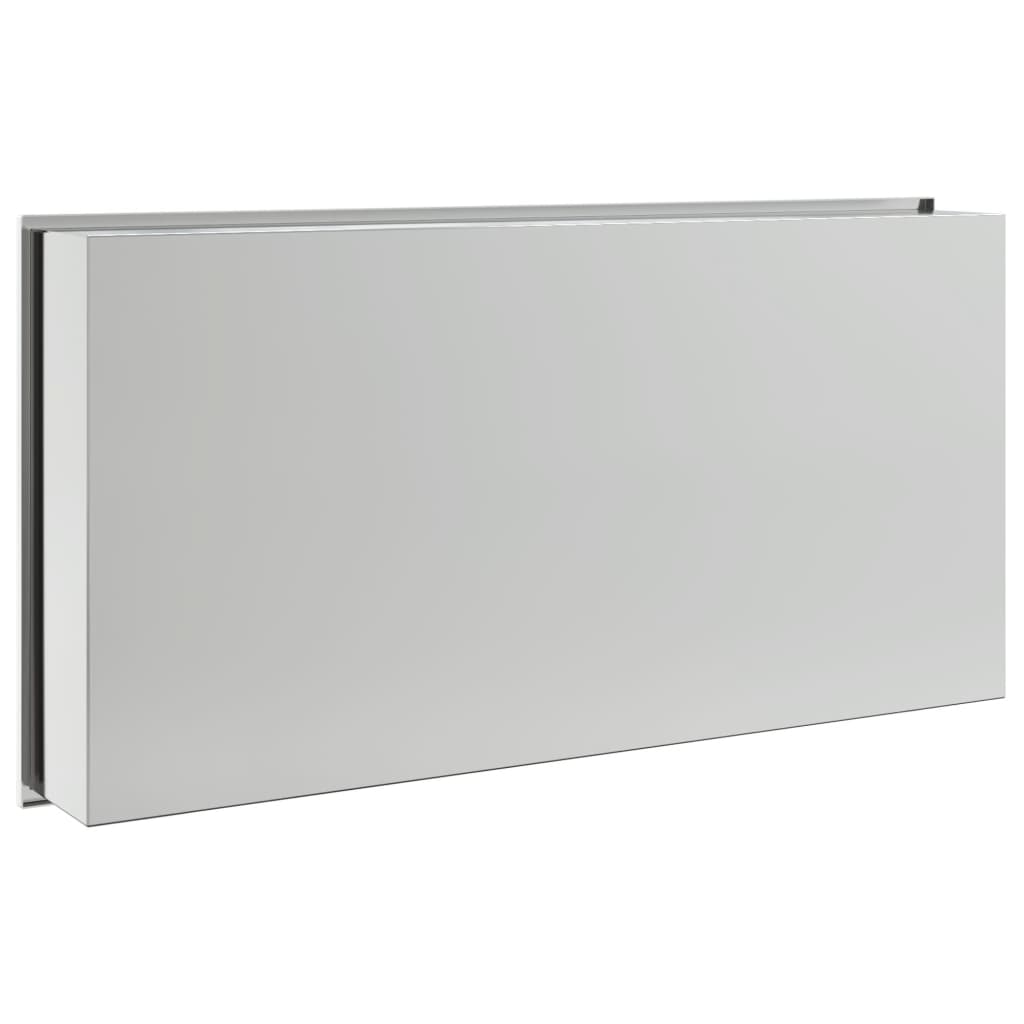 Nicchia Per Doccia Argento Spazzolato 62x32x9cm In Acciaio Inox - Image 5