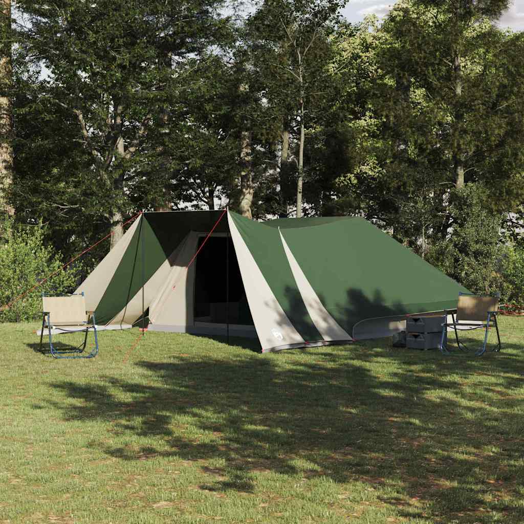 Tenda Familiare Con Tetto Verde E Beige 660 X 456 X 200 cm