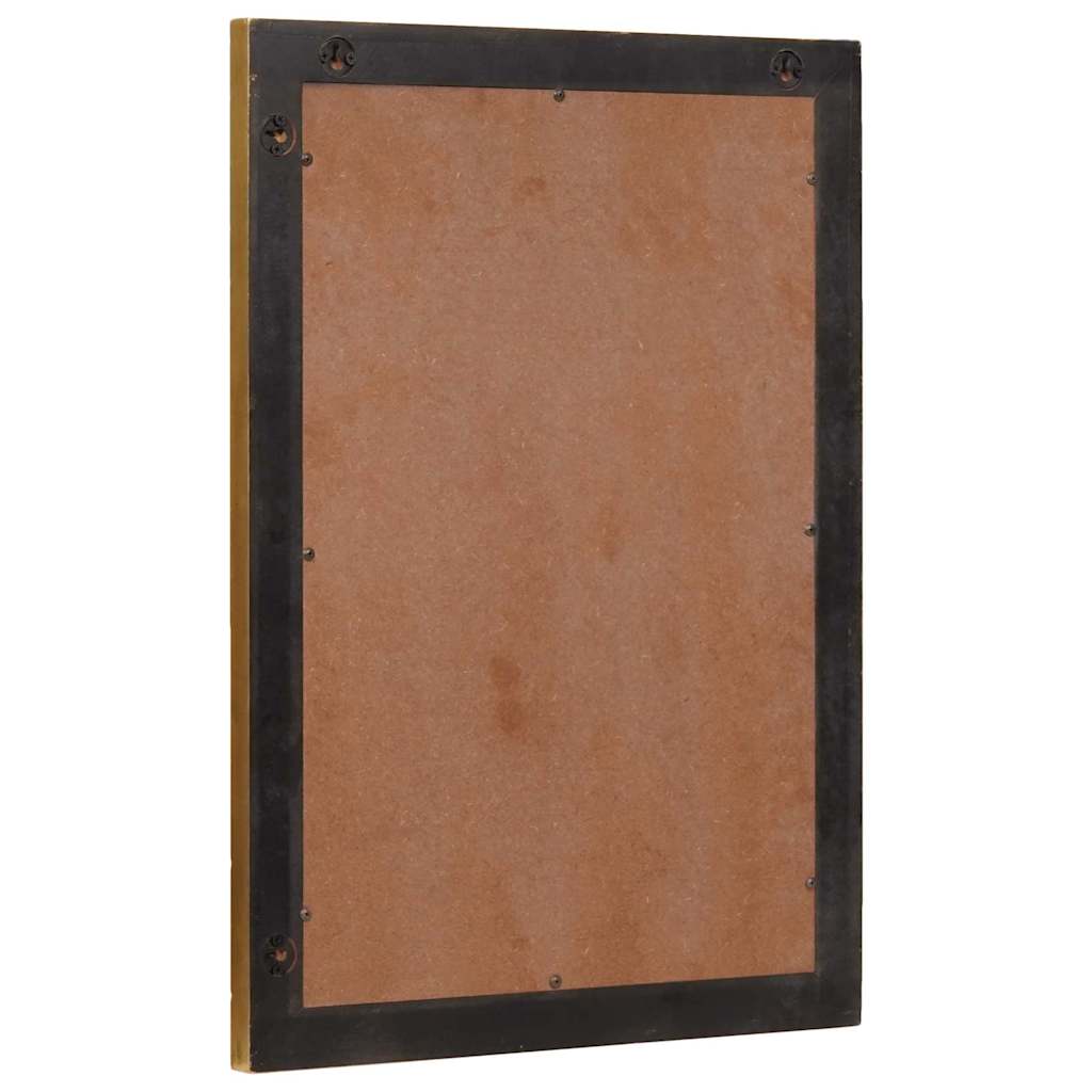 Specchio Da Bagno Con Specchio Nero E Oro 50 X 2,5 X 70 cm - Image 3