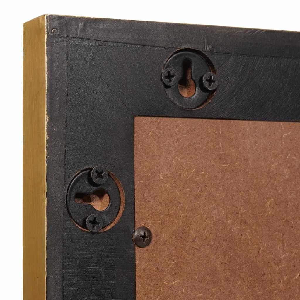 Specchio Da Bagno Con Specchio Nero E Oro 50 X 2,5 X 70 cm - Image 6