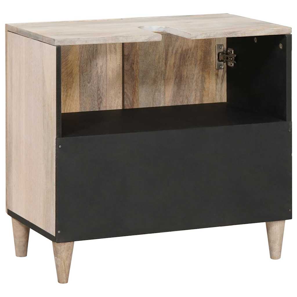 Mobile Da Bagno Montaggio A Parete Bianco 62 X 33 X 58 cm - Image 4