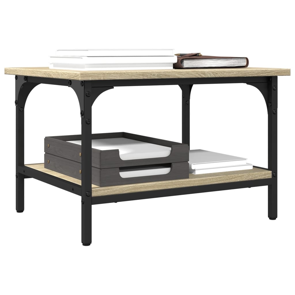 Supporto Stampante 2 Piani Rovere Sonoma 50x40x38cm Multistrato - Image 5