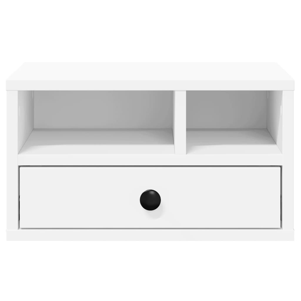 Supporto Per Stampante Bianco 40x32x22,5 Cm Legno Multistrato - Image 5