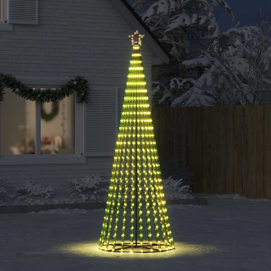 Albero Di Natale A Led 475 Led Bianco Caldo 247 cm - Image 3