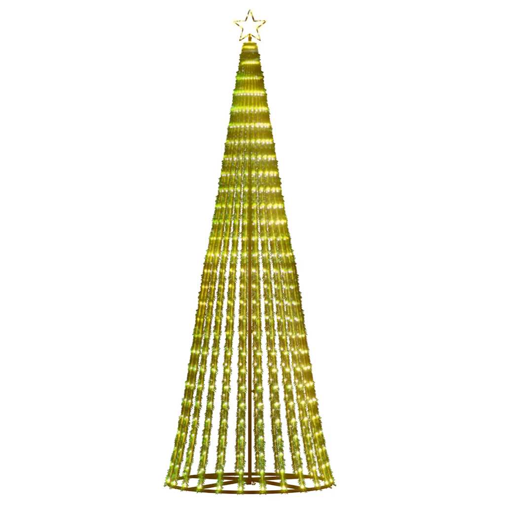Albero Di Natale A Led 475 Led Bianco Caldo 247 cm - Image 4