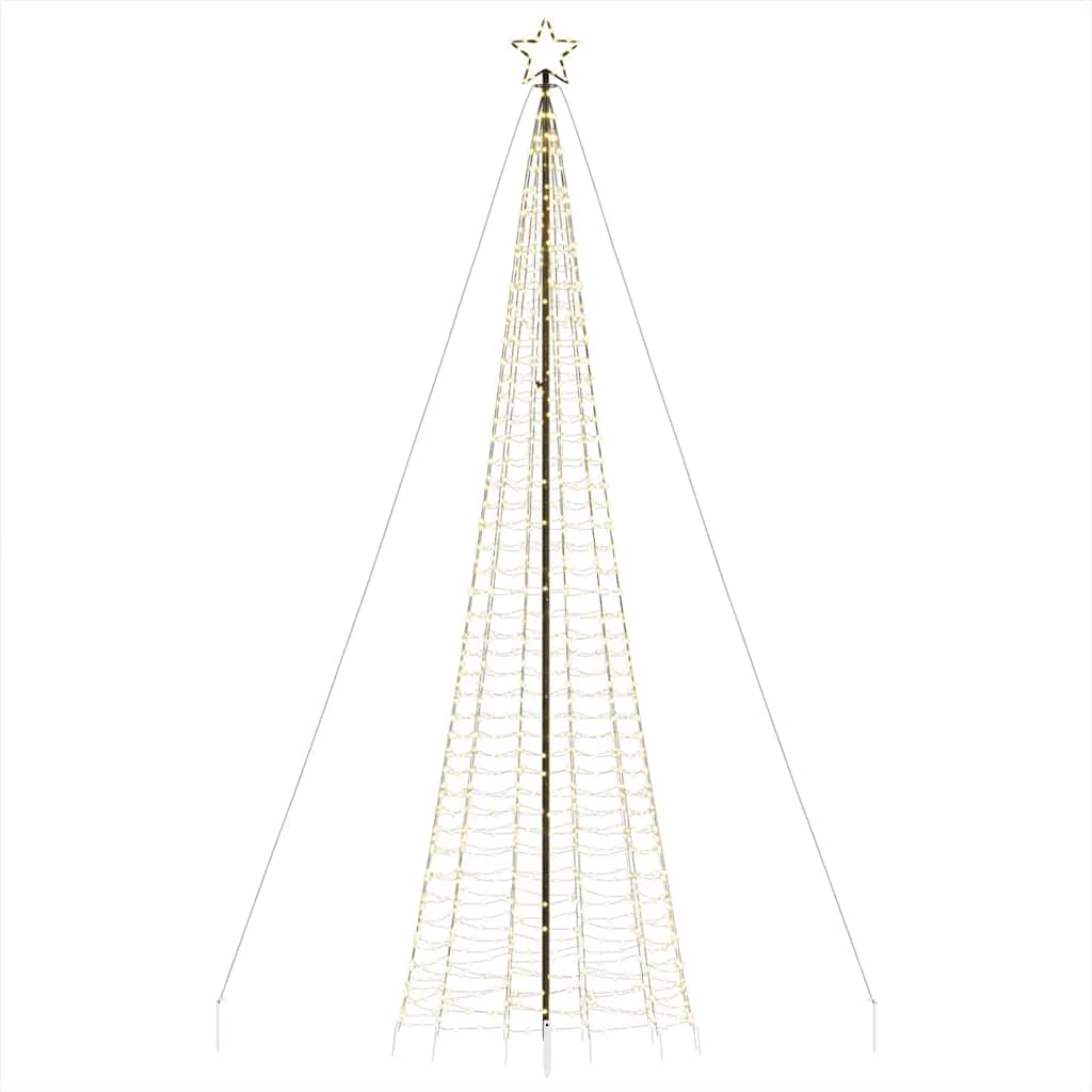 Albero Di Natale A Led Con Punte 1534 Led Bianco Caldo 500 cm - Image 5