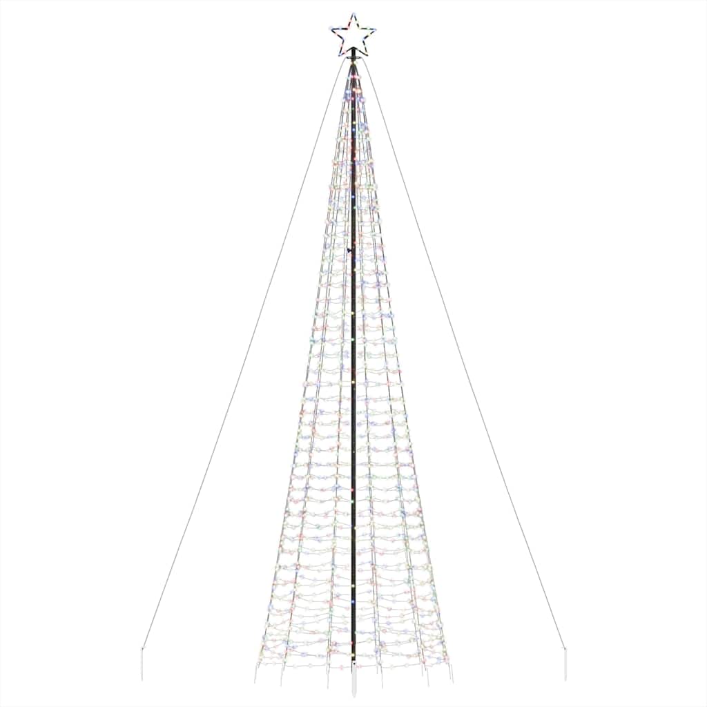 Albero Di Natale A Led Con Punte 1534 Led Colorato 500 cm - Image 5