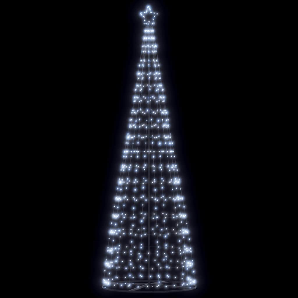 Albero Di Natale A Led 550 Led Bianco Freddo 304 cm