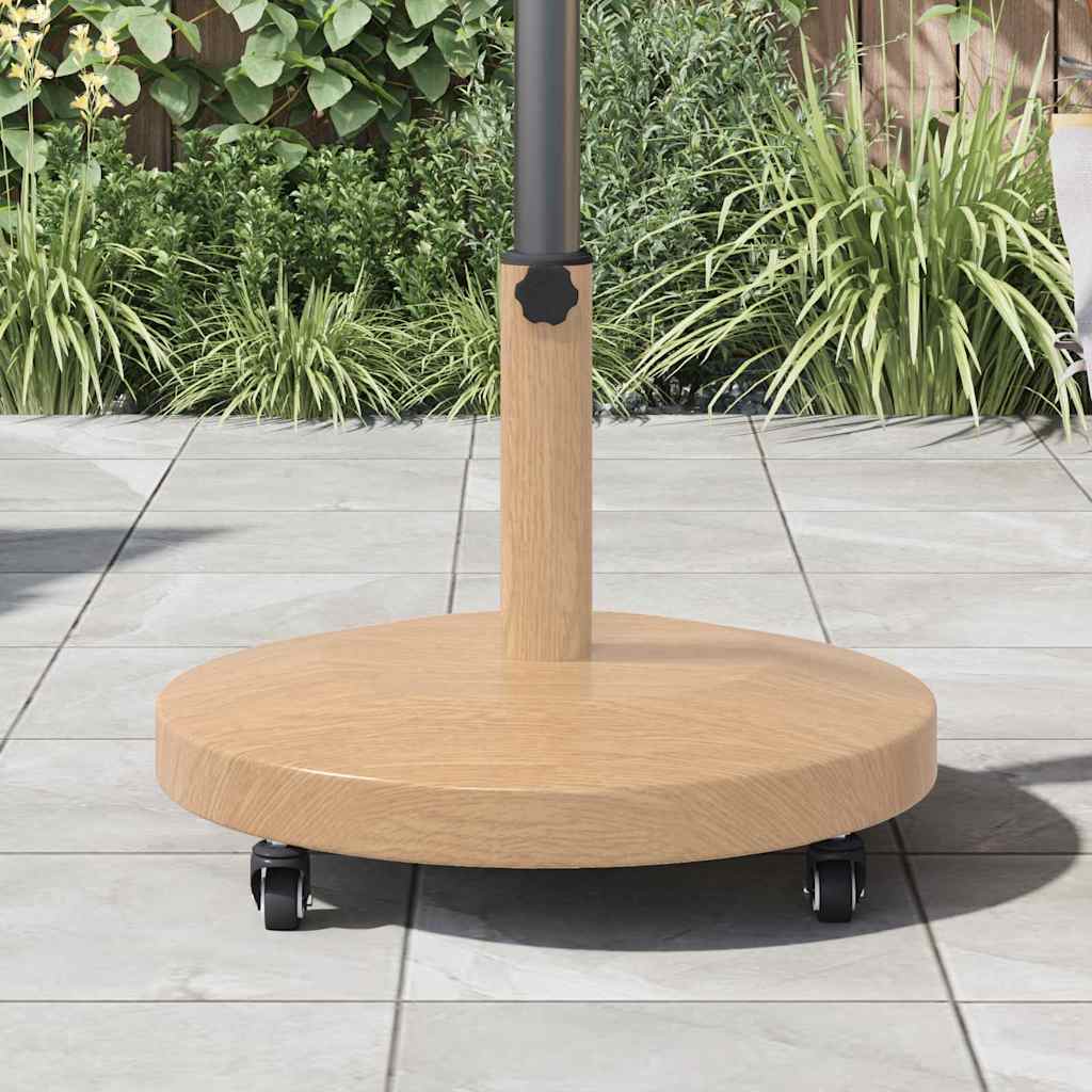 Base Per Ombrellone Legno Chiaro 48 X 48 X 32 cm - Image 4