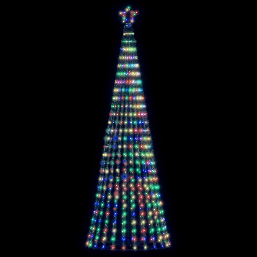 Albero Di Natale A Led 475 Led Colorato 247 cm