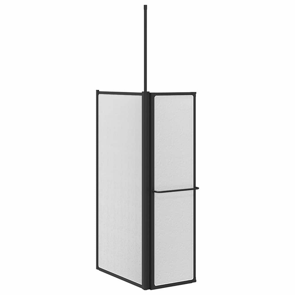 Parete Doccia Altro Nero 120 X 70 X 137 Cm Alluminio - Image 5