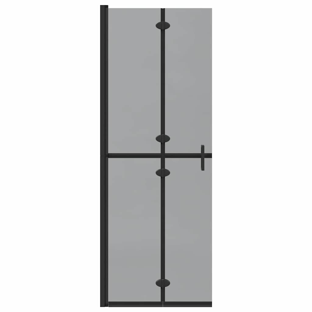 Parete Doccia WalK-In Nero E Trasparente Scuro 70 X 190 cm - Image 5