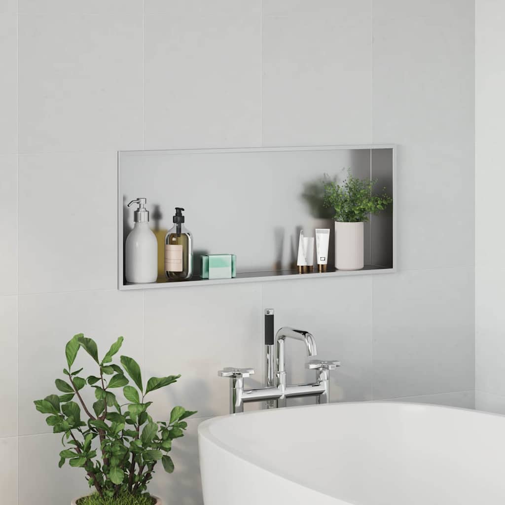 Nicchia Per Doccia Argento 75 X 30 X 9.5 cm - Image 4