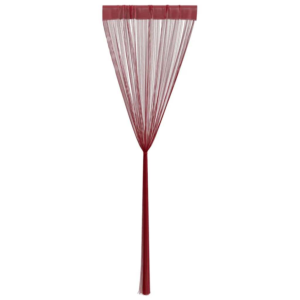 2 Pz Tende A Fili 100x250 Cm Rosso Borgogna - Image 4