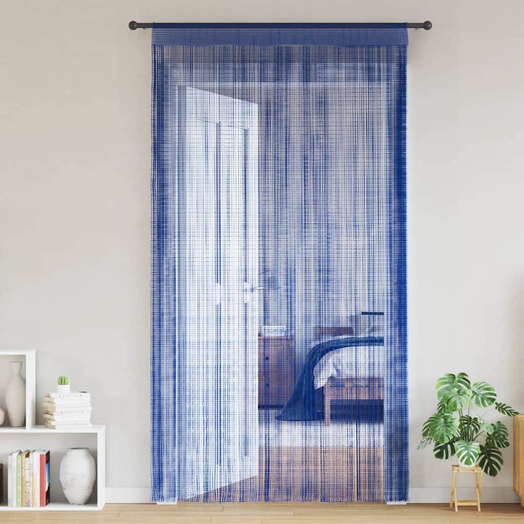 2 Pz Tende A Fili 140x250 Cm Blu