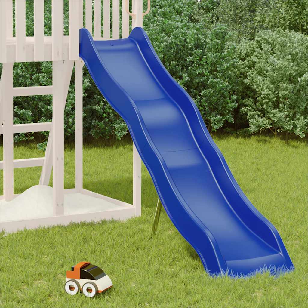 Scivolo Per Bambini Blu 210x40 Cm In Polipropilene