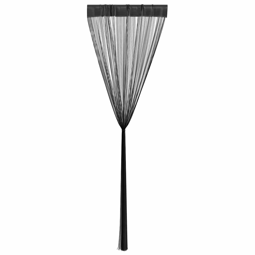 2 Pz Tende A Fili 100x250 Cm Nere - Image 4