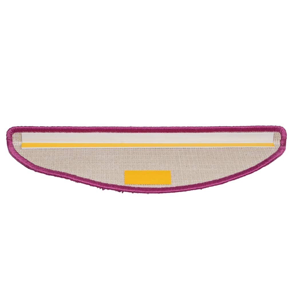 Tappetini Per Scale 15 Pz 56x17x3 Cm Viola Semicircolari - Image 4