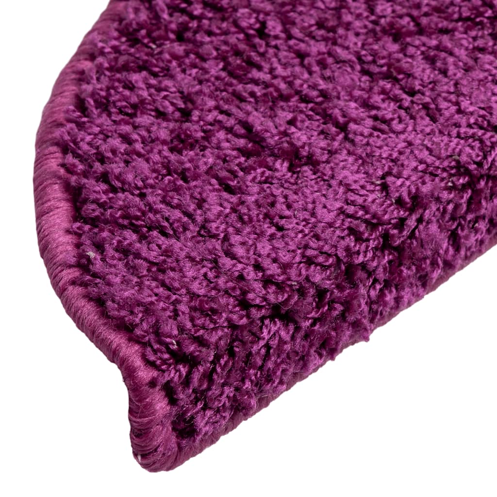 Tappetini Per Scale 15 Pz 56x17x3 Cm Viola Semicircolari - Image 5