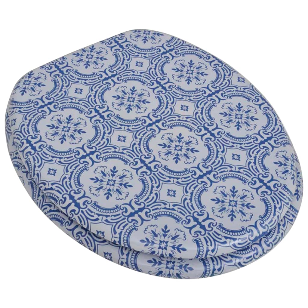 Coperchio Da Toilette In Mdf Con Design Porcellana