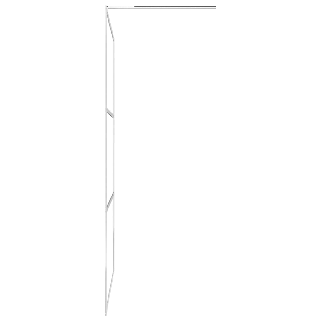 Parete Per Doccia WalK-In In Vetro Trasparente Esg 90x195 cm - Image 4