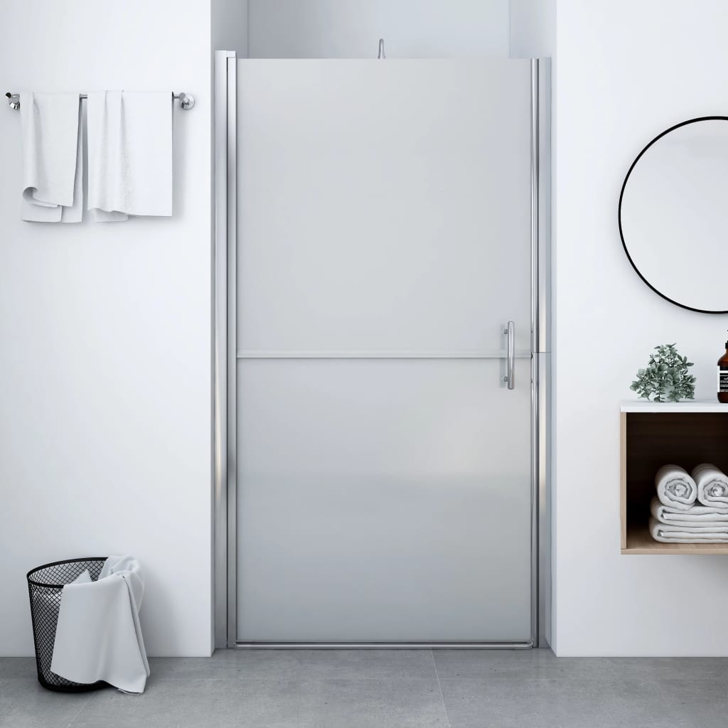 Porta Per Doccia In Vetro Temperato Smerigliato 100x178 cm
