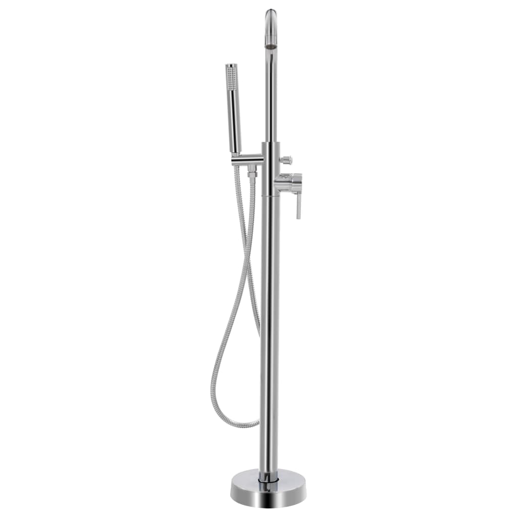 Rubinetteria A Colonna Per Vasca Da Bagno Acciaio Inox 118,5 cm
