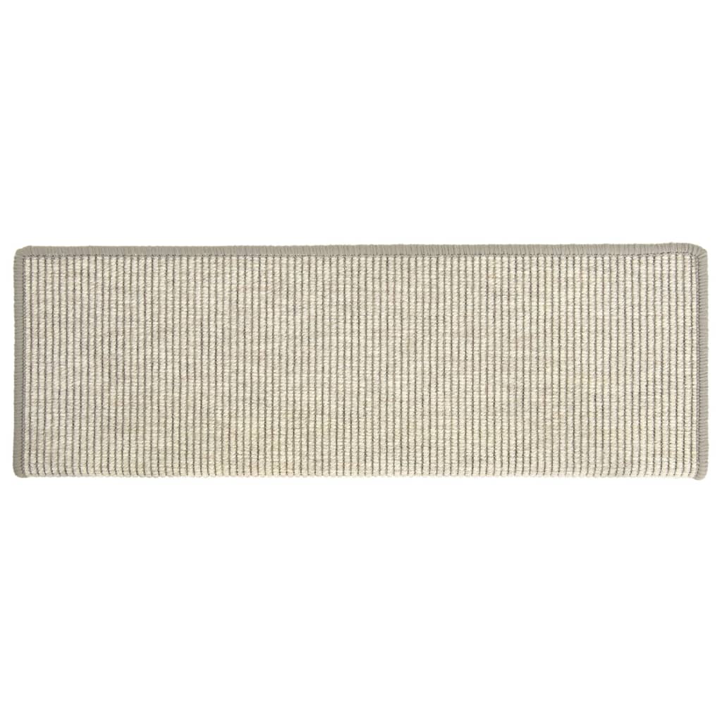 Tappetini Per Scale 15 Pz 65x21x4 Cm Argento Bordo Rettangolare - Image 4