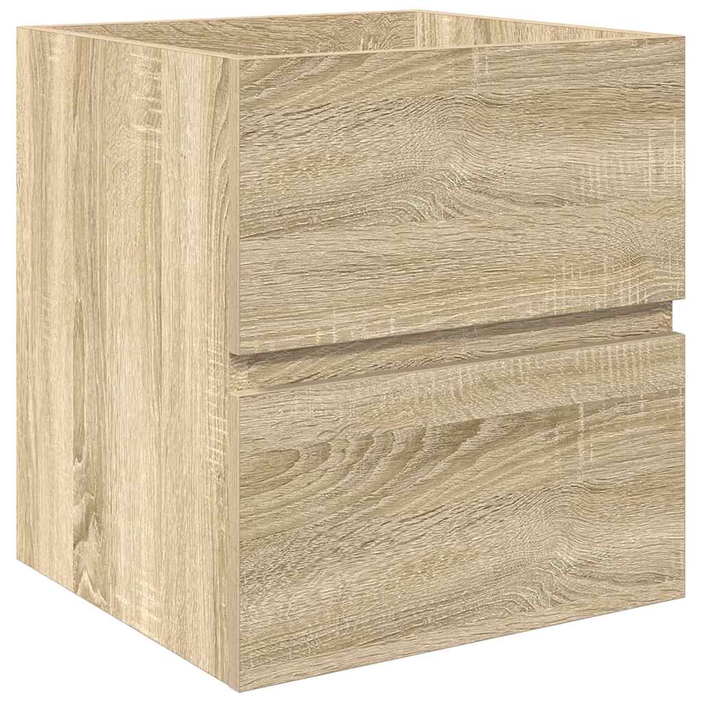 Set Mobili Da Bagno 2 Pz Rovere Sonoma In Legno Multistrato - Image 4