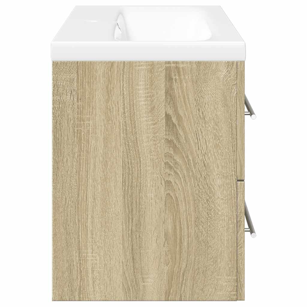 Set Mobili Da Bagno 2 Pz Rovere Sonoma In Legno Multistrato - Image 4