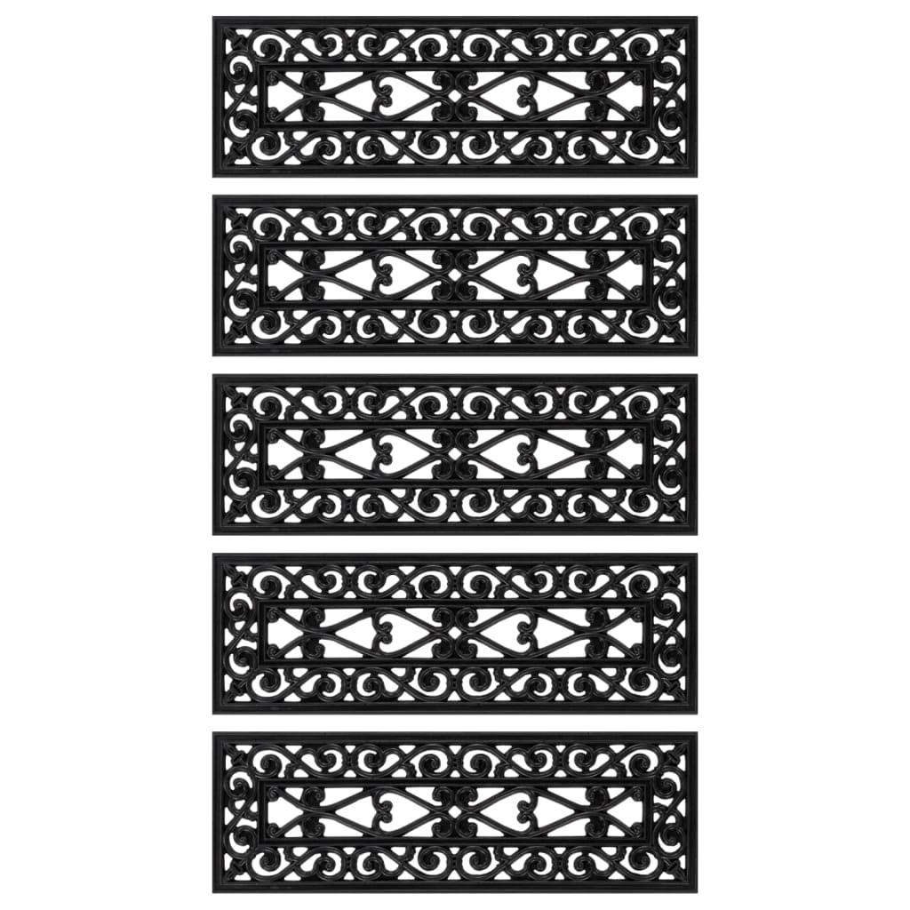 Tappetino Per Scale 5 Pz 25x75 Cm In Gomma - Image 3