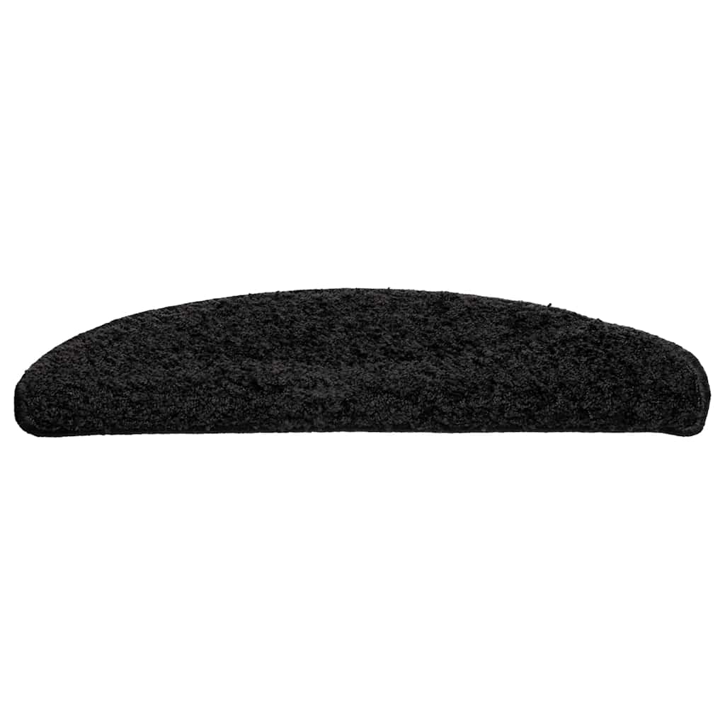 Tappetini Per Scale 20 Pz 56x17x3 Cm Nero Semicircolari - Image 3