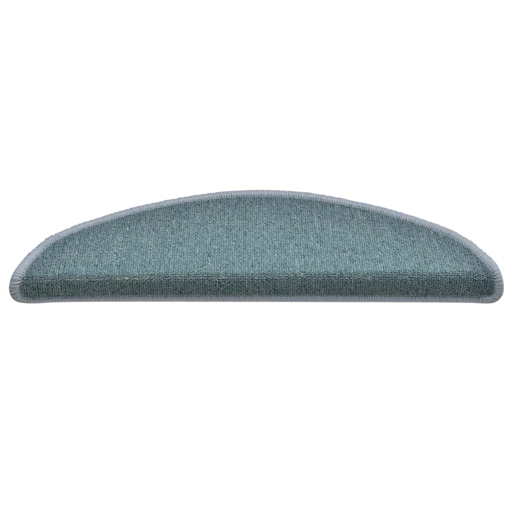 Tappetini Per Scale 30 Pz 56x17x3 Cm Blu Mare Semicircolari - Image 3