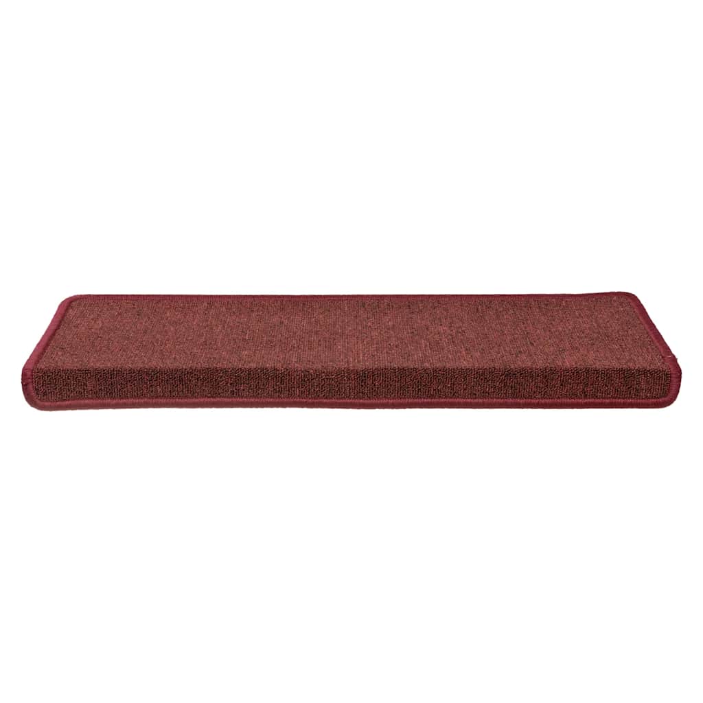 Tappetini Per Scale 30 Pz 65x21x4 Cm Bordeaux Bordo Rettangolare - Image 3