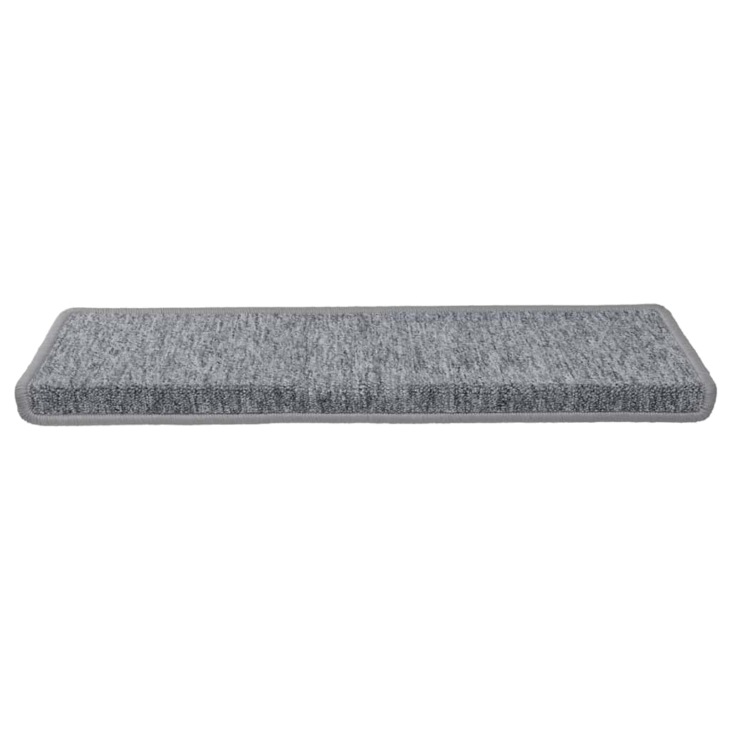 Tappetini Per Scale 30 Pz 65x21x4 Cm Grigio Chiaro Bordo Rettangolare - Image 3