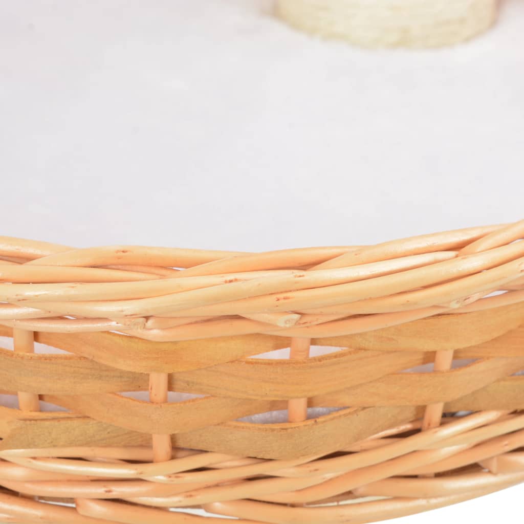 Albero Per Gatti Con Tiragraffi In Legno Di Salice Naturale - Image 5