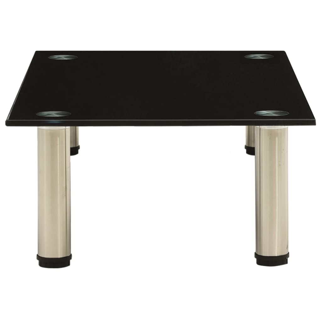 322761 Tv Stand Black 60x35x17 Cm Tempered Glass - Image 3