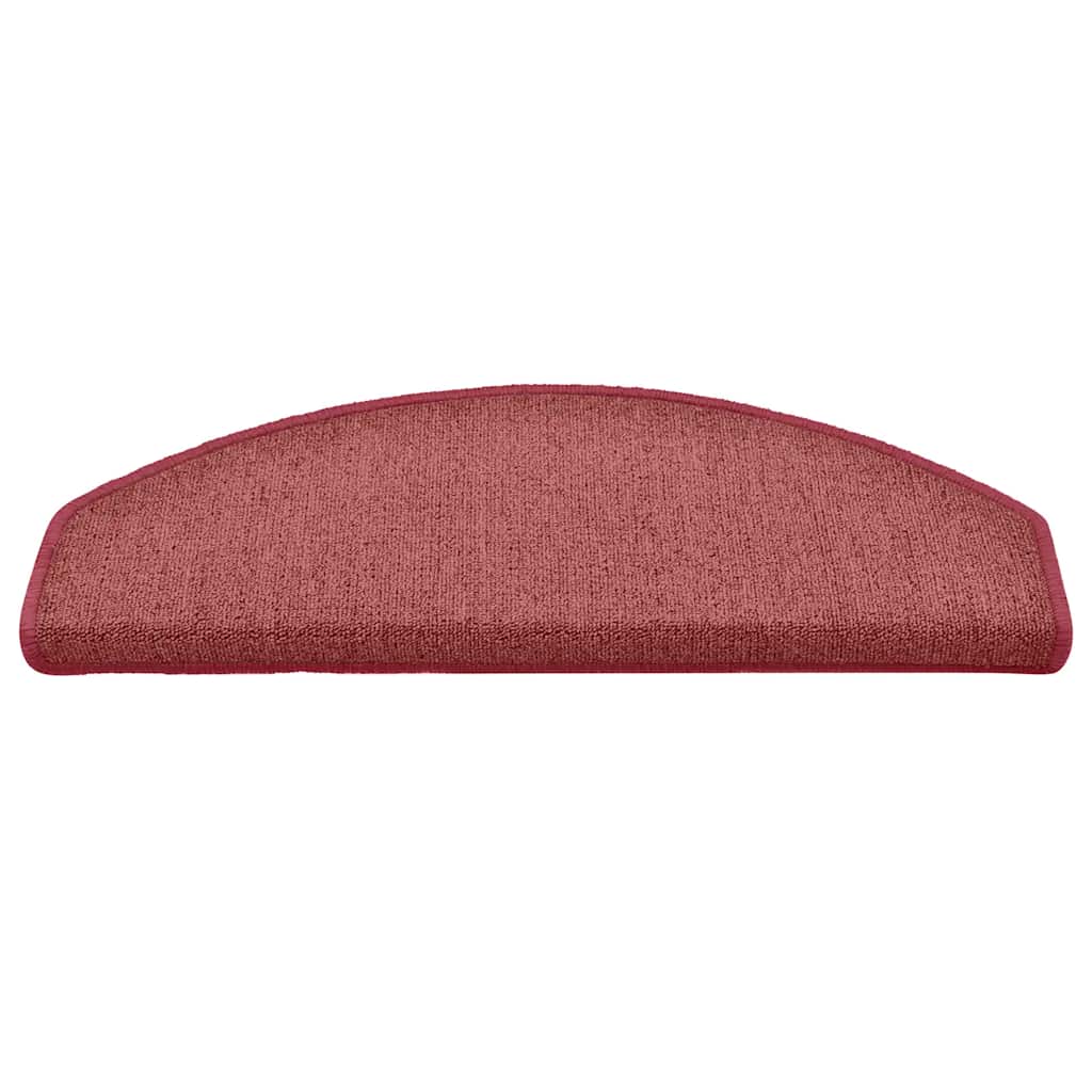 Tappetini Per Scale 30 Pz 65x24x4 Cm Bordeaux Semicircolari Grandi - Image 3