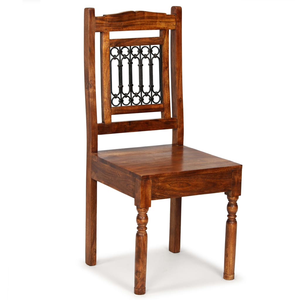 Sedie Da Pranzo 4 Pz In Legno Massello Classiche