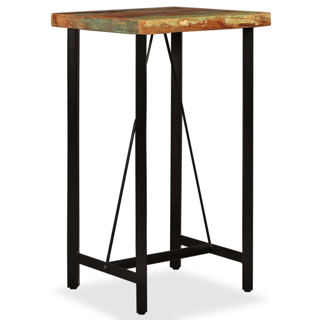 Set Da Bar 3 Pz In Legno Massello Di Recupero