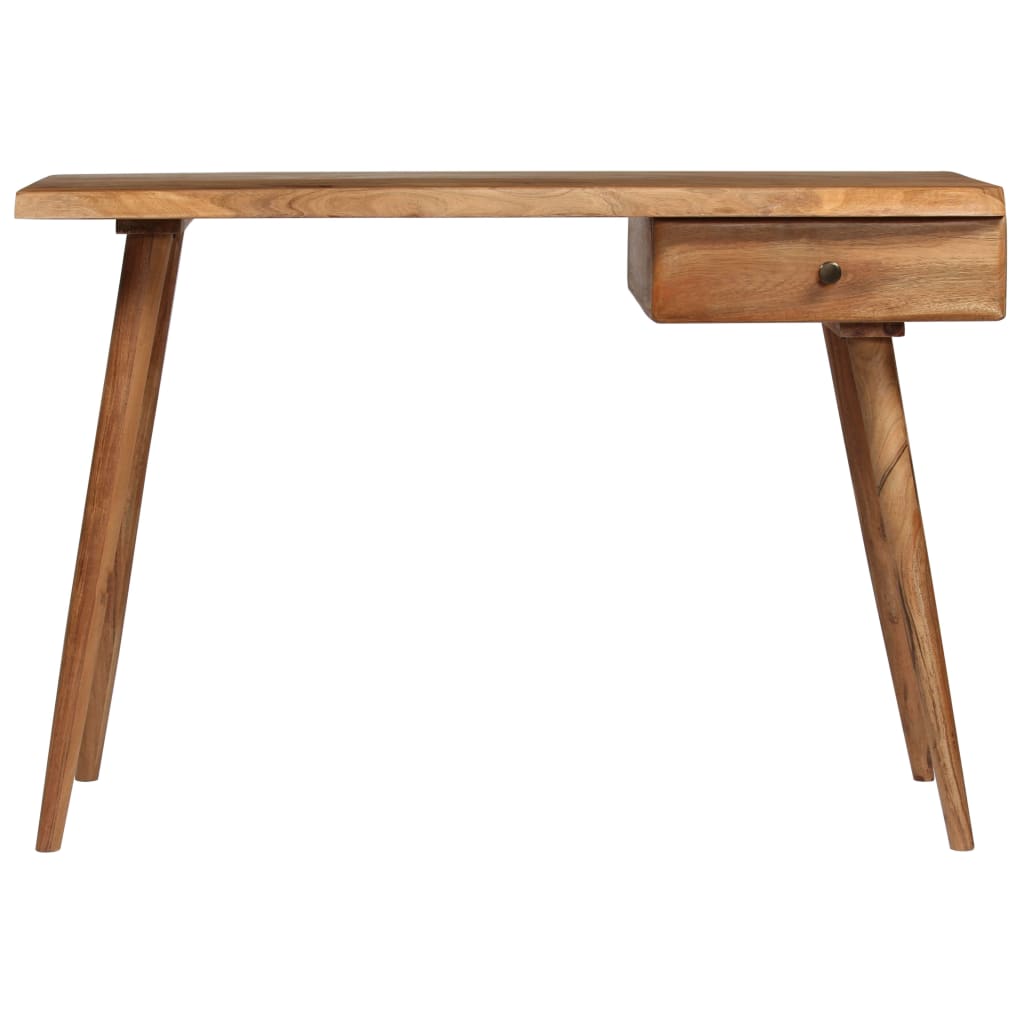 Scrittoio In Legno Massello Di Acacia 110x50x76 cm