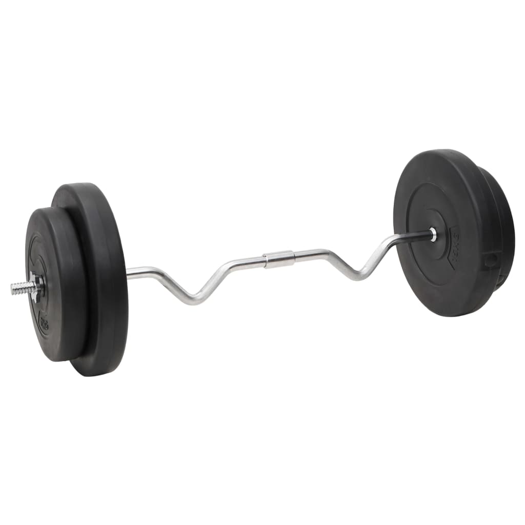 Set Bilanciere E Manubri Con Dischi 90 kg