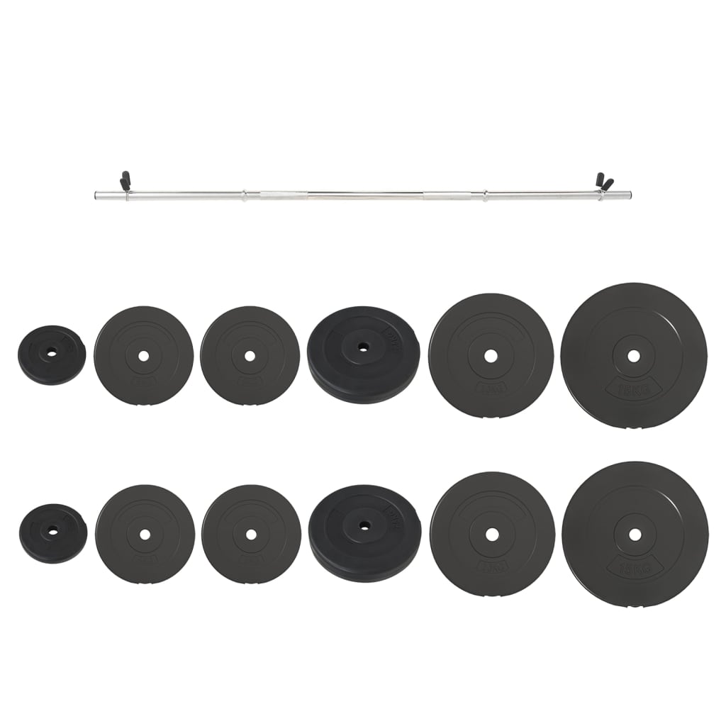 Bilanciere Con Dischi 90 kg