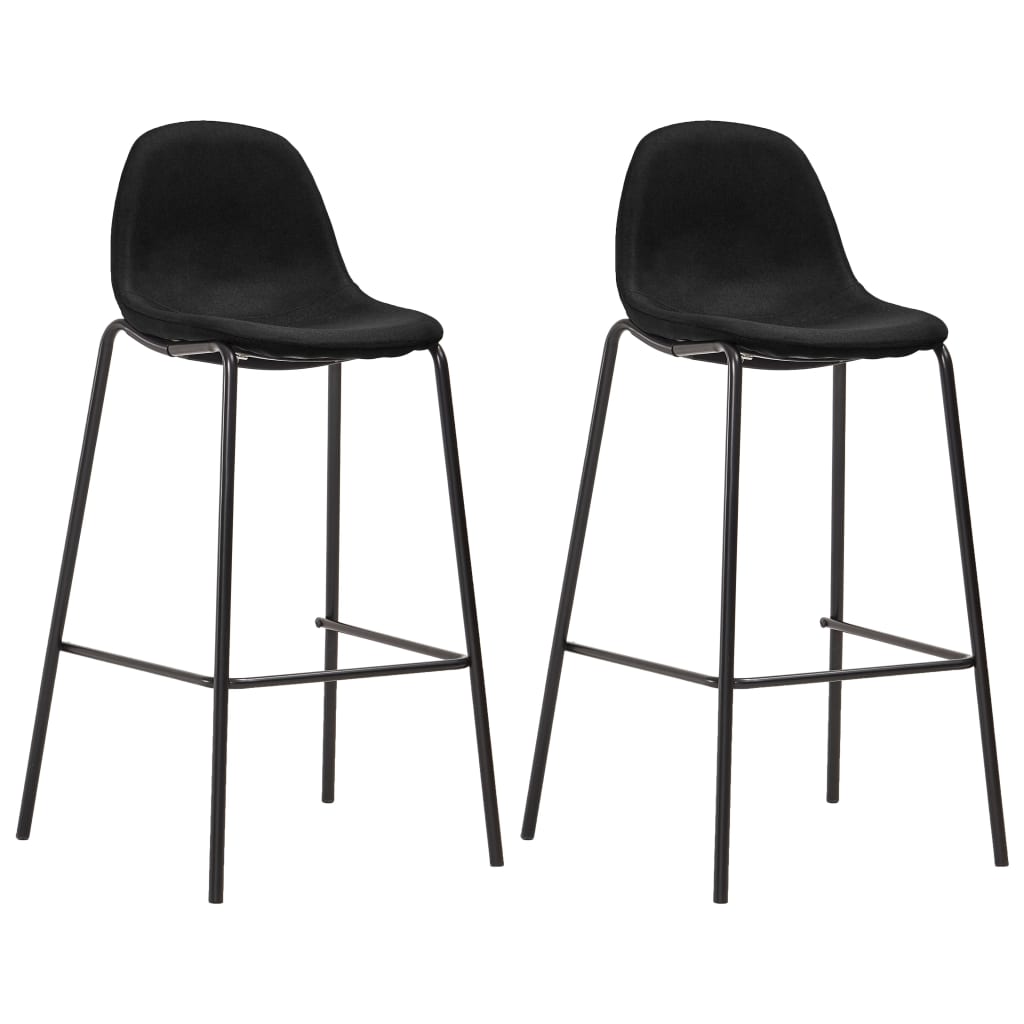 Set Da Bar 3 Pz In Tessuto Nero