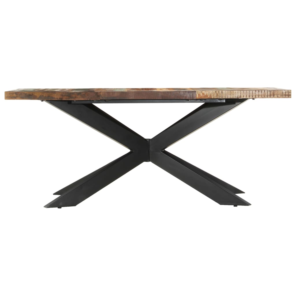 Tavolo Da Pranzo 180x90x76 Cm In Legno Massello Di Recupero