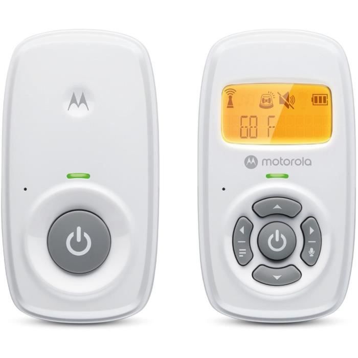 Baby Ascolto Am24 Audio Dect Screen 1.5 300m - Temperatura - Walkie Talkie - Motorola - Image 3