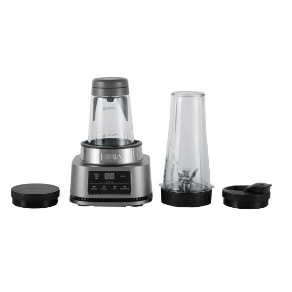 Frullatore 2 In 1 - Ninja - Cb100eu - 1100 W - Tazza 700 Ml - Ciotola 400 Ml - Argento