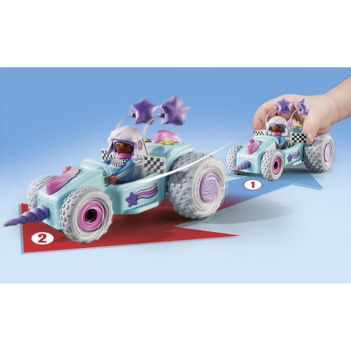 Playmobil 71635 Unicorno E Kart, Funstars, 46 Pezzi, Dai 4 Anni - Image 3