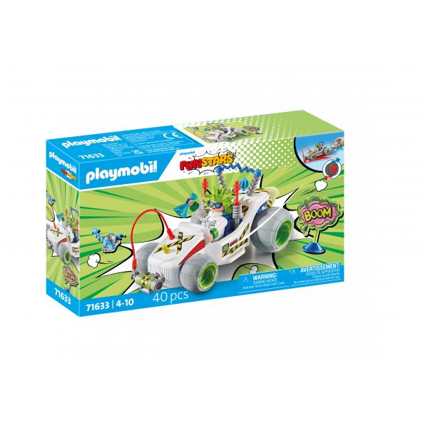 Playmobil 71633 Ricercatore E Kart, Funstars, 40 Pezzi, Dai 4 Anni
